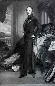 1859年の絵画後のアルバート王子 作： Franz Xaver Winterhalter